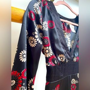 Long Sleeved Y2K Floral Dress